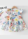 Multi GURUKRUPA Girls Fancy Wear Stylish Kids Colllection GK-42
